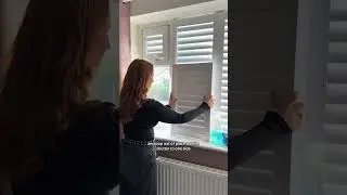 Quick & easy way to remove Perfect Fit shutters for cleaning&mdash;no tools needed! ⬆️