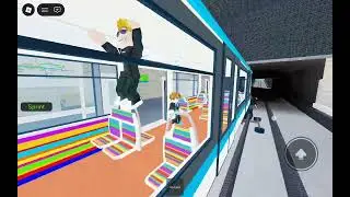 Automatic Subway linie 1 player derailed the train wheel