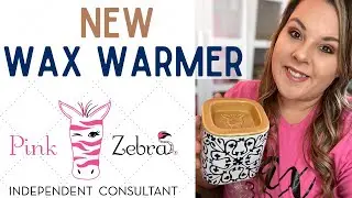 NEW Pink Zebra Blue Tile Simmer Pot Wax Warmer | Independent Consultant