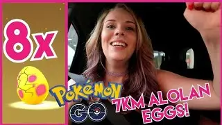HATCHING 8 ALOLAN EGGS IN POKEMON GO! + How to Trade Pokemon and Gifts!