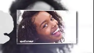 3D Ink Drop Slideshow in after effect