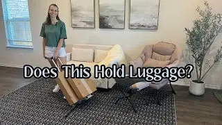 Amazon finds for travelers: KEDSUM foldable luggage cart review #ad
