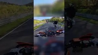 Wheelie Time 🤟🏻🔥 #shorts #n&uuml;rburgring #supermoto #motorcycle #anlassen