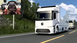 Mercedes-Benz Urban E-Truck | Euro Truck Simulator 2 | Logitech G29 Gameplay