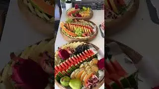 Fruit platters of juicy goodness by I'm Plattered! 🍓🍍🍇 #satisfying #platter #fruit #shorts
