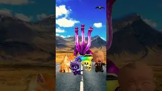 Monster Hydra Video Cartoon #viral #trending #shorts #youtubeshorts #ytshorts #funny #hydra #cat