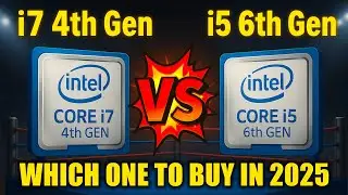 Intel i7 4th Gen vs i5 6th Gen | Performance, Gaming, Benchmarks & Price (2025) || REHMAN SPEC