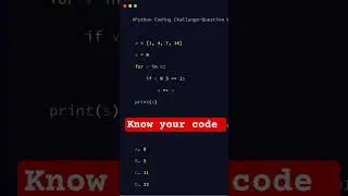 Guess the answer ! #brain #motivation #mindset #python #waysofcoding #lovetocode #coding