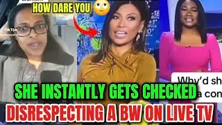 Asian Anchor Calls Black Woman 'Ashy' on Live TV & Gets Checked Immediately 