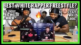 Best White Rapper Freestyle? (Lil Dicky/Mac Miller/Eminem/G-Eazy/MGK/Logic)|Brothers Reaction!!!!