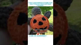How to Crochet Turtle Halloween Spirit 2021 - Crocheting 101 Tricks #Shorts
