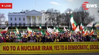 LIVE: Powerful DC Protest as Iranian-Americans Support Iran&rsquo;s Nationwide Movement | DWS News | AC14