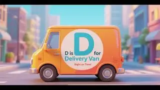 D is for Delivery Van, Right on Time | ABC Song for Kids | Nursery Rhymes & Kids Songs