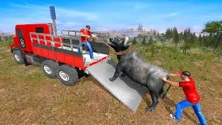 Farm Animal Transport Truck Simulator - Gameplay Walkthrough Part 1 - Wild Animals (Android/IOS)