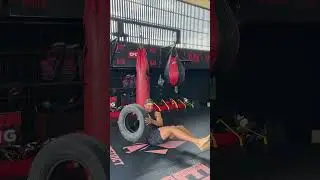 Tire conditioning drills for boxing and mma! 🔥 #mma #muaythai #conditioning #workout #boxing