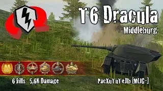 WoT Blitz T6 Dracula - 6 Kills 5,6k Damage Replay