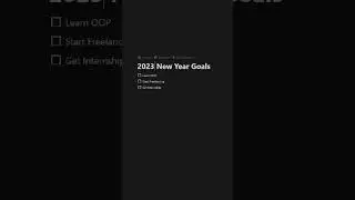 People ask me what are your programming goals for new year 2024?