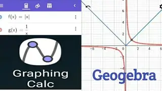 رسم المنحنيات بإستخدام برنامج Geogebra