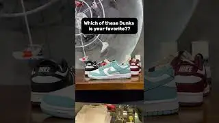 Which of These Dunks is Your Favorite?? #sneakers #millenniumshoes