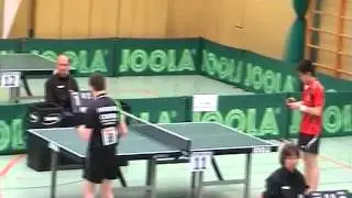 Qiu Dang - Leon Abich // Livestream Deutsche Jugendmeisterschaft Tischtennis 2013