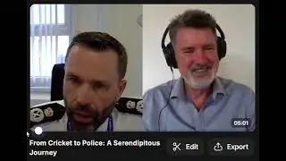 Hertfordshire Chief Constable, Andy Prophet... Why did I join the police? Because of cricket!