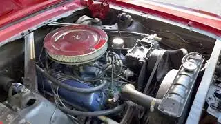 1966 red mustang coupe