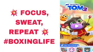 &ldquo;Tom&rsquo;s Intense Boxing Training 🥊 | Watch Every Punch!&rdquo;  #trending#viralshortvideo#mytalkingtom2