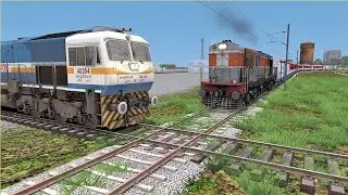 2 Train Crossing | Forked Railroad | two train crossing | Same Track |