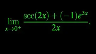 Can You Solve This Tricky Limit Problem?