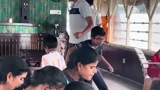 Kids dancing in the boathouse