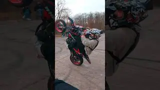 💥 Wheelie Game = ON 🔥 #wheelie #stuntriding #shorts