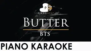 BTS - Butter - Piano Karaoke Instrumental Cover with Lyrics