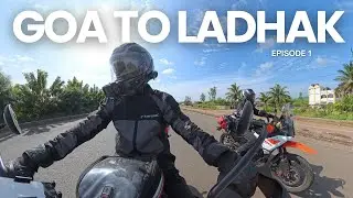 EP 1 Ladhak Diaries Sept 2025 - From Goa to Ladhak Ride - Motovlog #lehladakh #incredibleindia