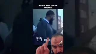 Police raid london mosque 💔😔#islamicvideo #muslim #oppression #viral