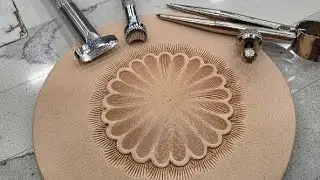 Making a simple rosette flower with 3 tools