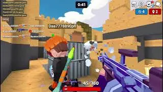 getting demolished by actual kids in a minecraft spin off
