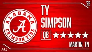 Alabama 2022 Signees: 5-star QB Ty Simpson Highlights