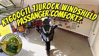 BMW K1600GTL Windshield Upgrade: 7Jurock vs Stock (Passenger Comfort Test)