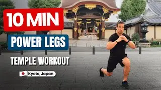 10 Min Advanced Leg Workout 🔥 HICT Power Burn in front of a Temple