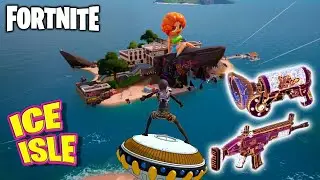 Ice Isle Drop Guide - Chapter 2 Remix - Mythic Ice Grapple and Ice Spice's Rifle #icespice
