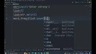 python program to count the frequency of words appearing in a string using a dictionary