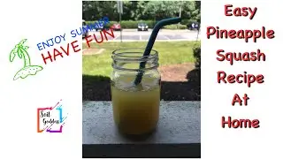 Pineapple squash | pineapple concentrate | pineapple juice concentrate at home | store upto 2 weeks