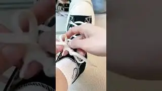 How to Tie Shoelaces That Never Come Undone #footcomfort #shoelacetying #lacing #converseshoes