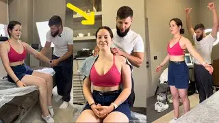 See what happens to your neck joints after these manual techniques! 😳