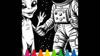 40 Space Coloring Pages for Kids + Free Certificate! | Printable PDF | Astronauts, Aliens & Rockets