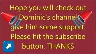A shout out to Dominic Minischetti