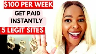 5 Apps and Websites That Pay You Instantly | $100 Per Day Working Online #makemoneyfromhome