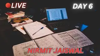 DAY 6 / 75 FOR JEE MAINS 2 II LIVE STUDY WITH ME II 12 HOURS LIVE STUDY WITH ME