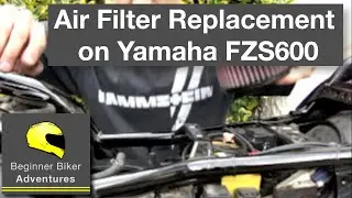 Замена воздушного фильтра мотоцикла Yamaha FZS600