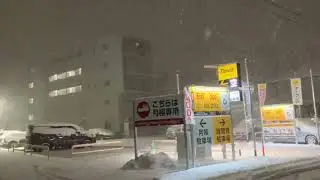 朝から吹雪ですよー。まだまだ降り続いています。この後1回目の雪かきが大変でした。